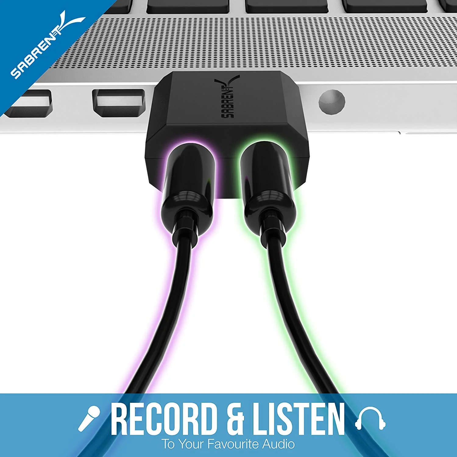 USB External Stereo 3D Sound Adapter | Black - Image 4
