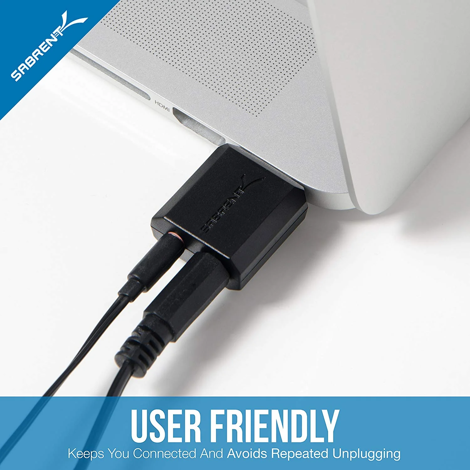 USB External Stereo 3D Sound Adapter | Black - Image 5