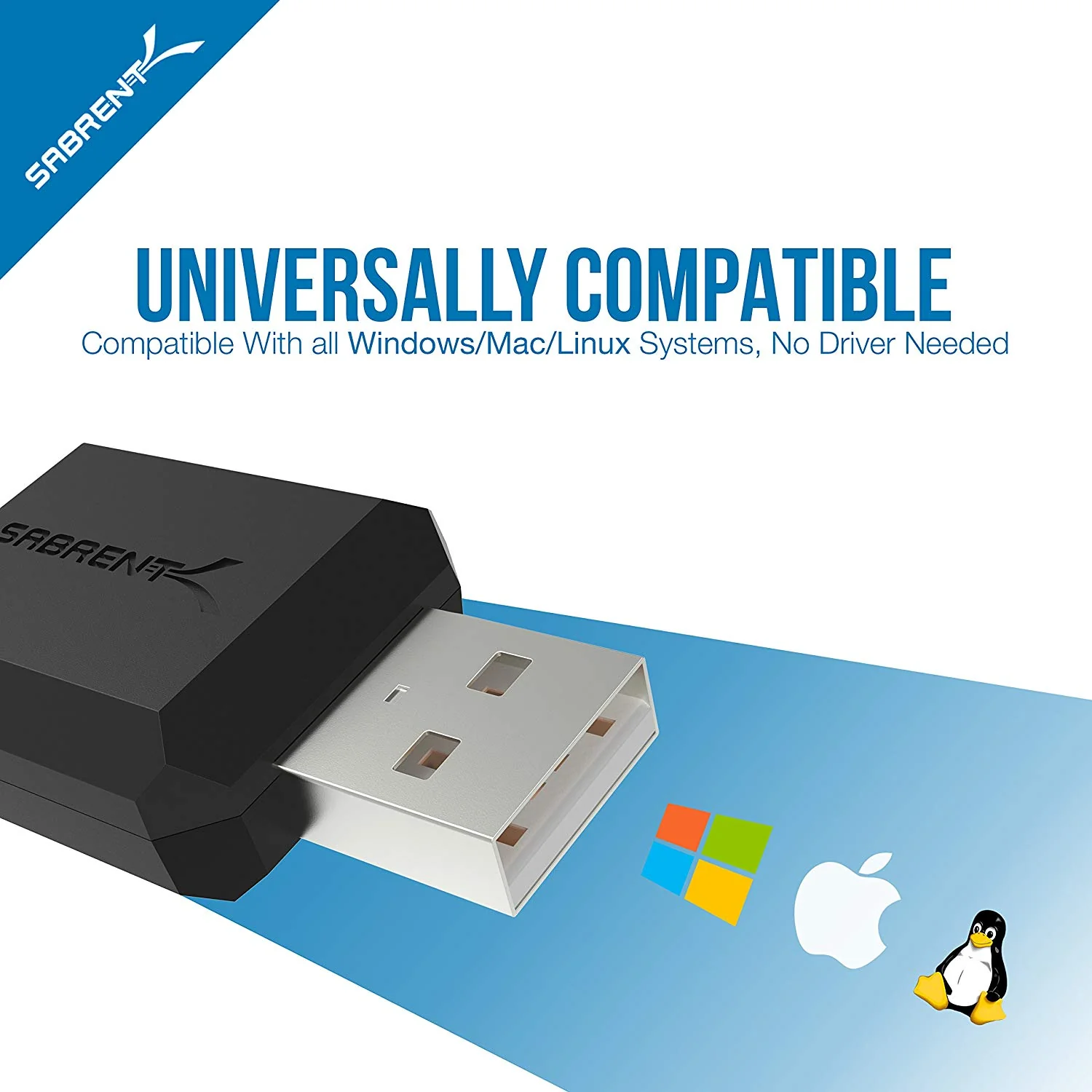 USB External Stereo 3D Sound Adapter | Black - Image 6