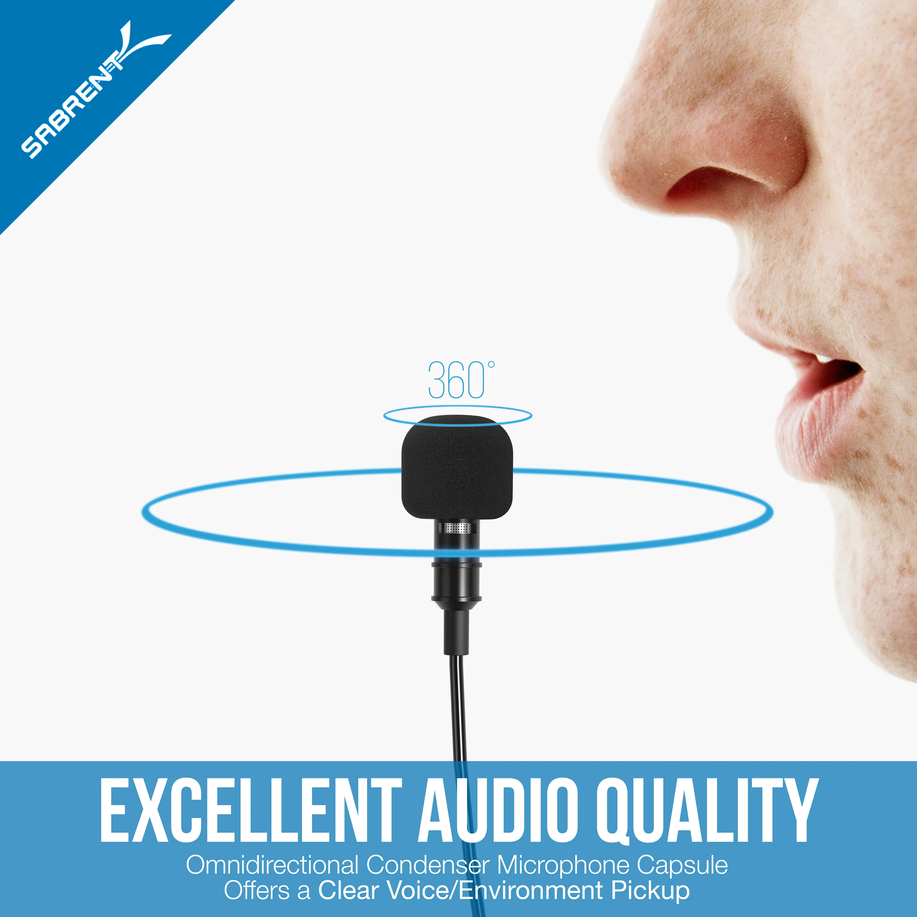 Lavalier / Lapel Clip-on Omnidirectional Condenser Microphone - Image 5