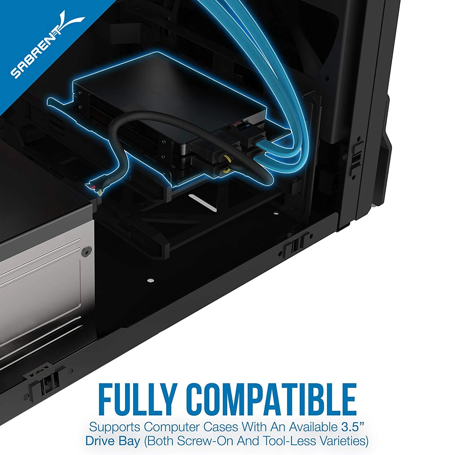 3.5-Inch to x2 SSD / 2.5-Inch Internal Hard Drive Mounting Kit - Image 4