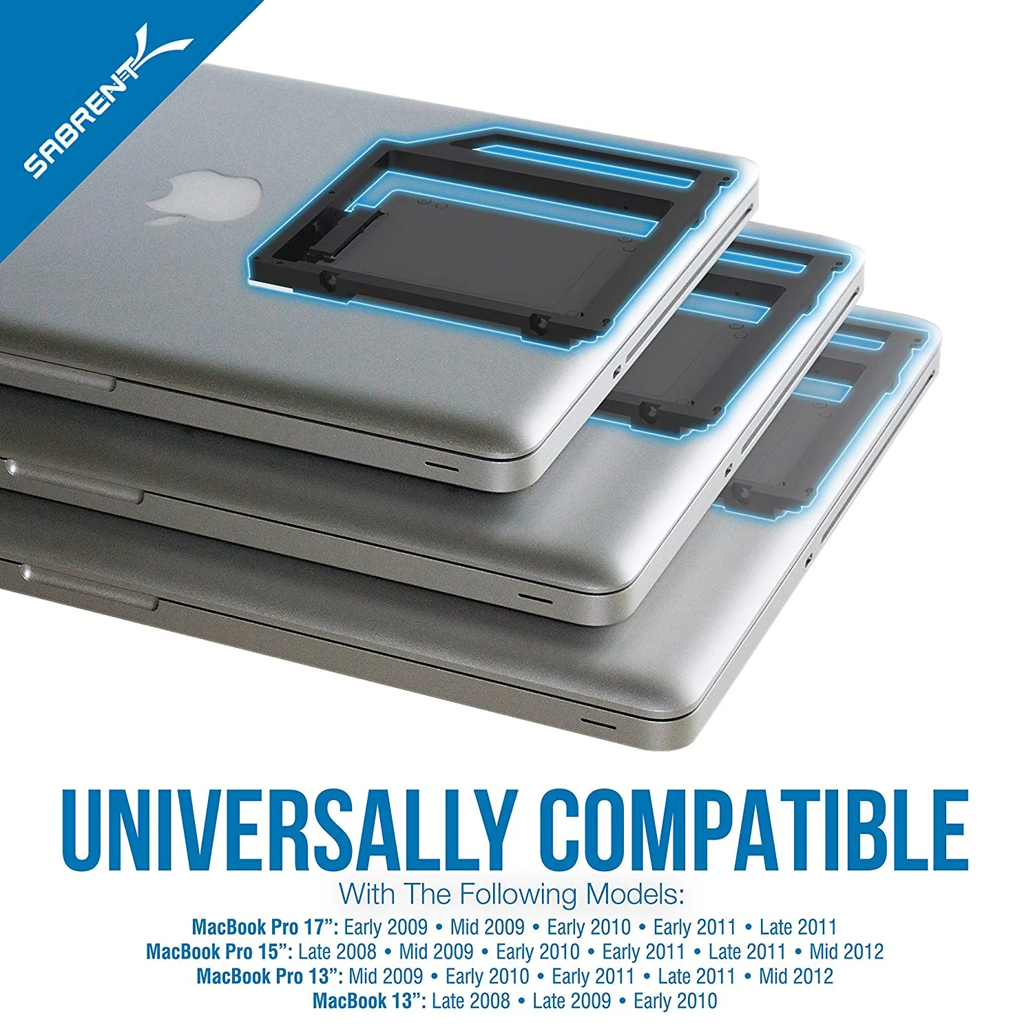 Data Doubler Optical Bay to Hard Drive/SSD Caddy Tray Adapter - Image 6