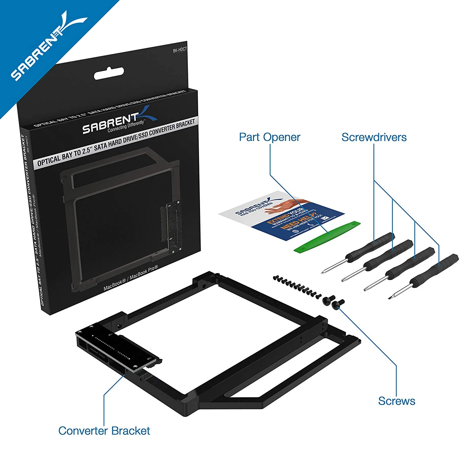 Data Doubler Optical Bay to Hard Drive/SSD Caddy Tray Adapter - Image 8