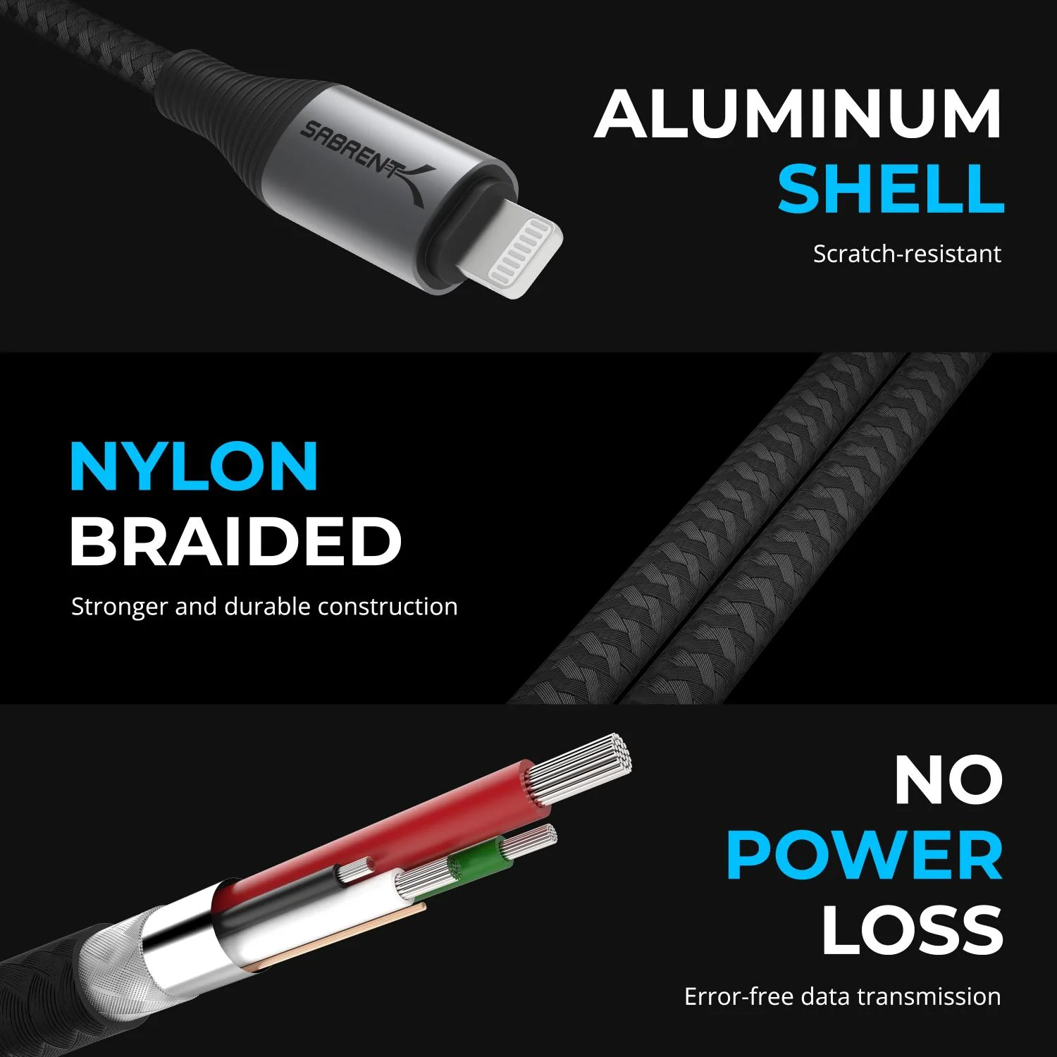 USB-C to Lightning Cable with Smart Display - Image 4
