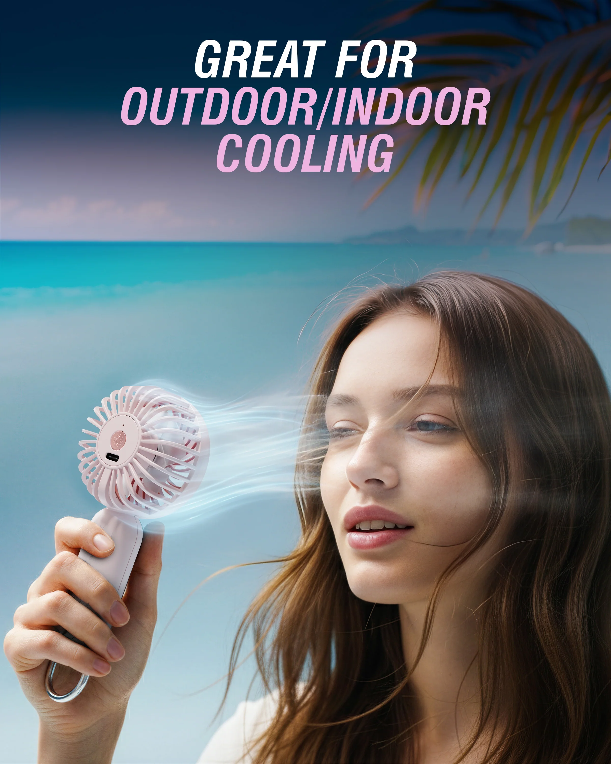 ChillyPop Mini Portable Fan with Hanger - Image 5