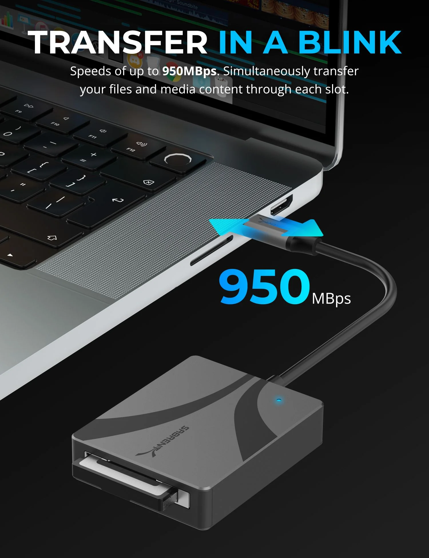 USB Type C CFexpress Type B Card Reader - Image 3