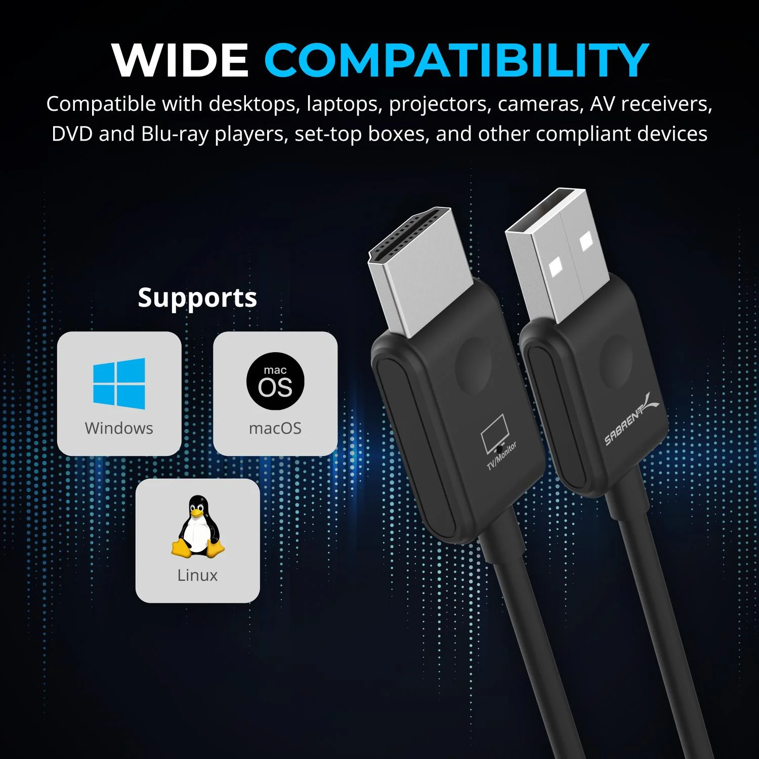 Wireless HDMI Display Adapter Transmitter & Receiver Set - Image 6