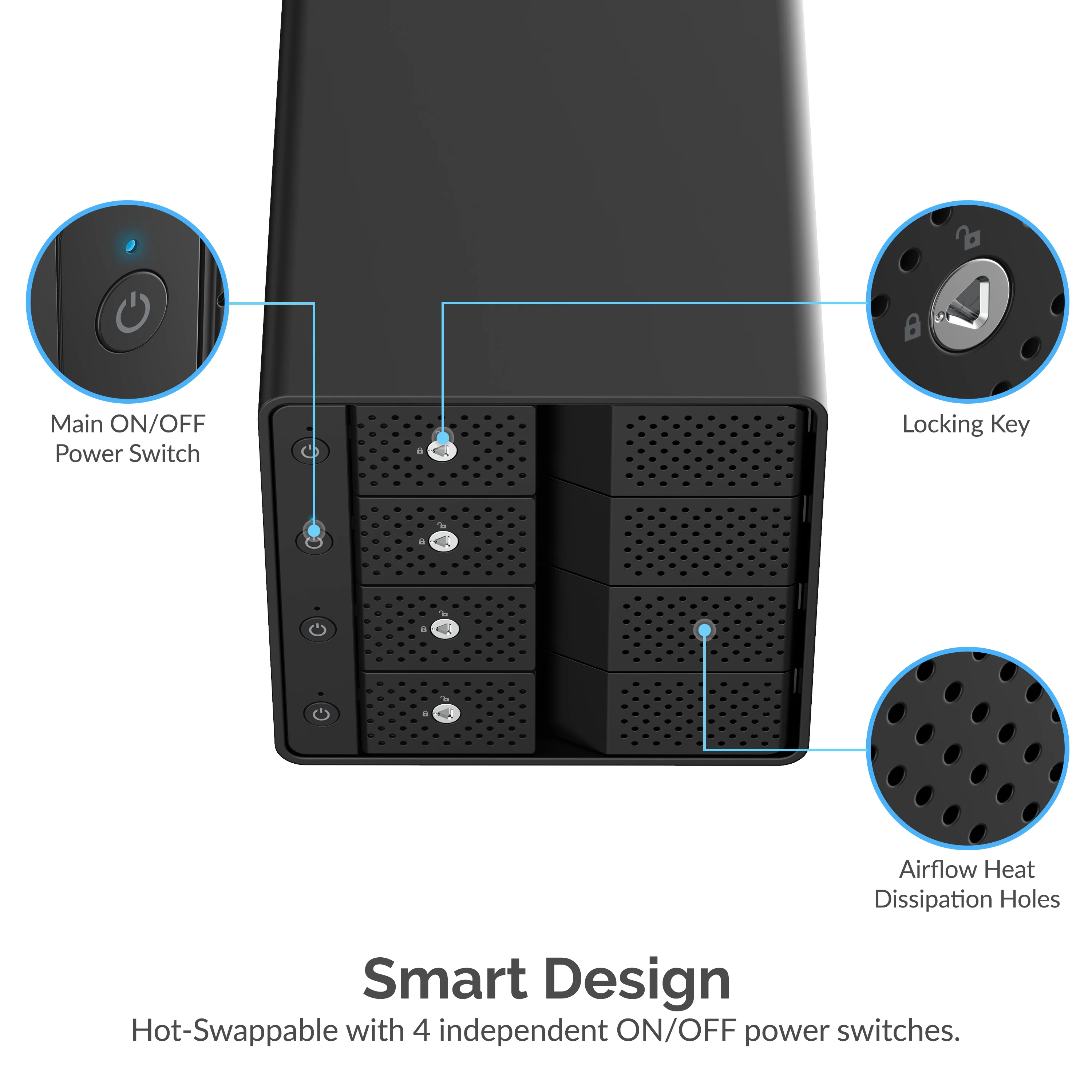 USB 3.2 3.5" SATA Hard Drive Tray-Less Docking Station - Image 3