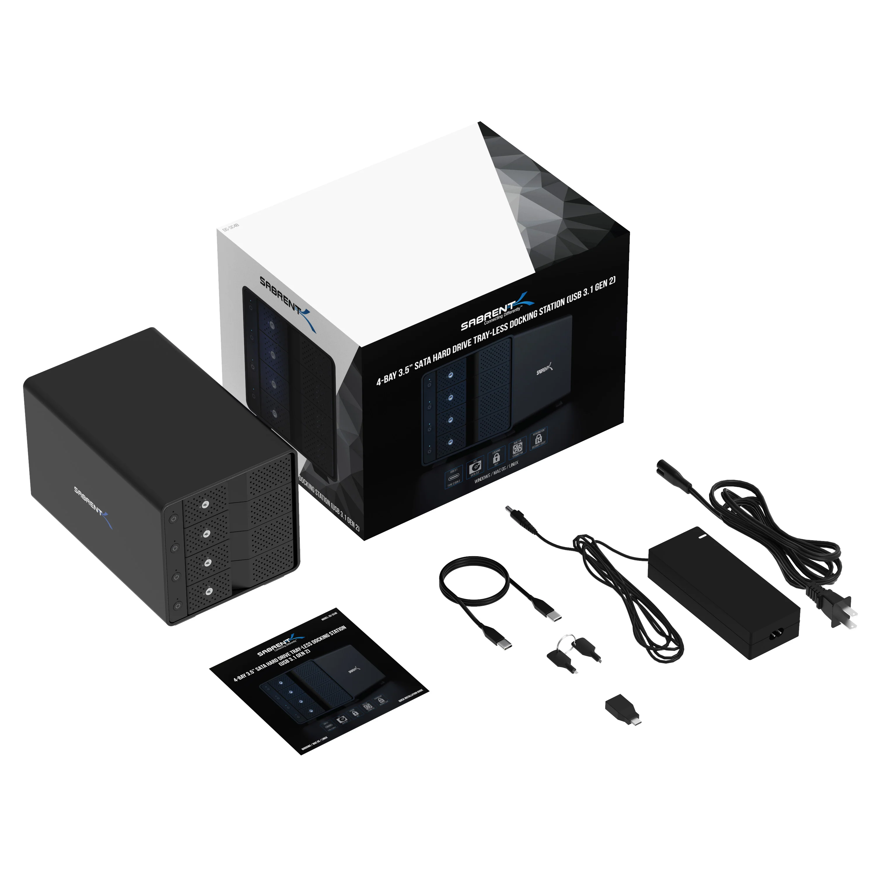 USB 3.2 3.5" SATA Hard Drive Tray-Less Docking Station - Image 7