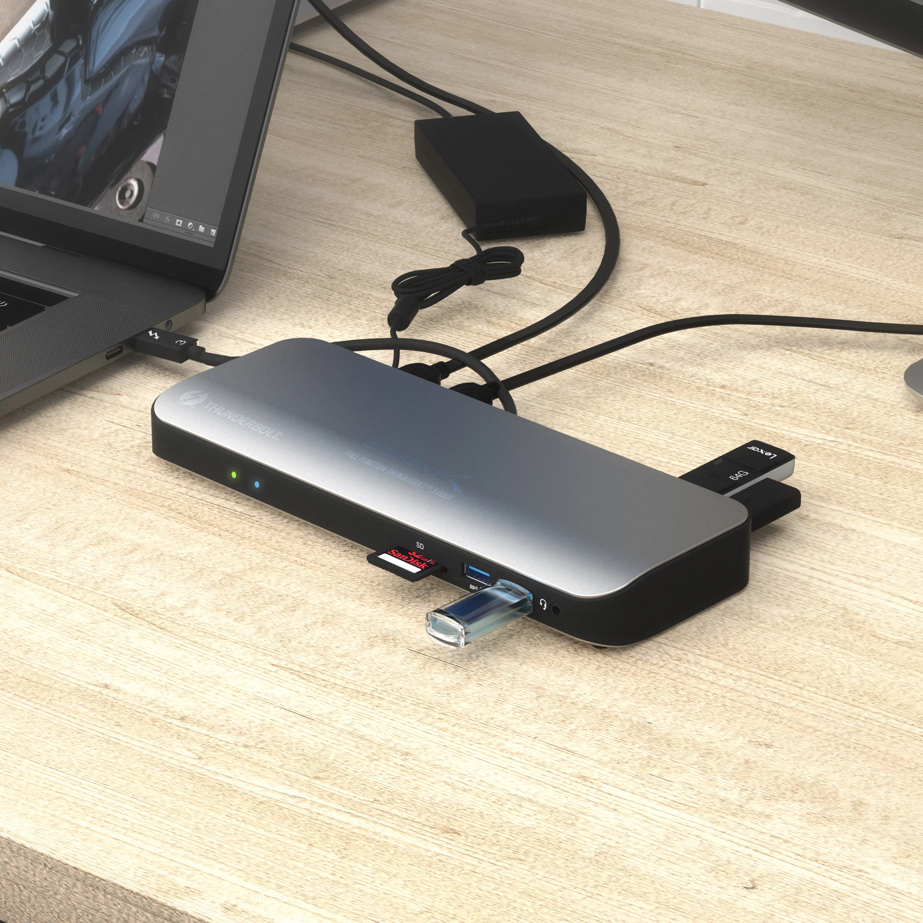 Thunderbolt 3 Docking Station with Power Delivery up to 60W Charging - Dual-4K Display - Image 10