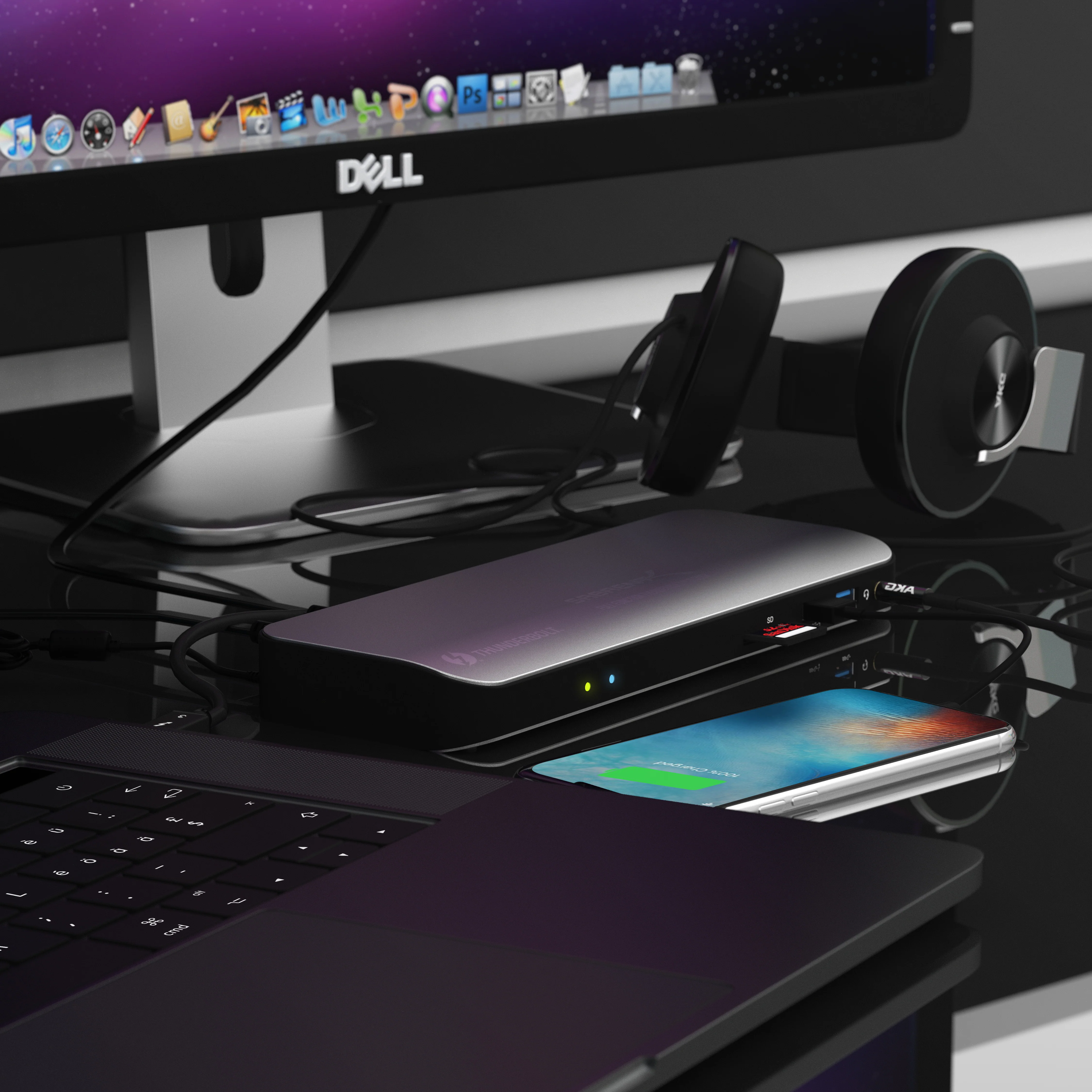 Thunderbolt 3 Docking Station with Power Delivery up to 60W Charging - Dual-4K Display - Image 9