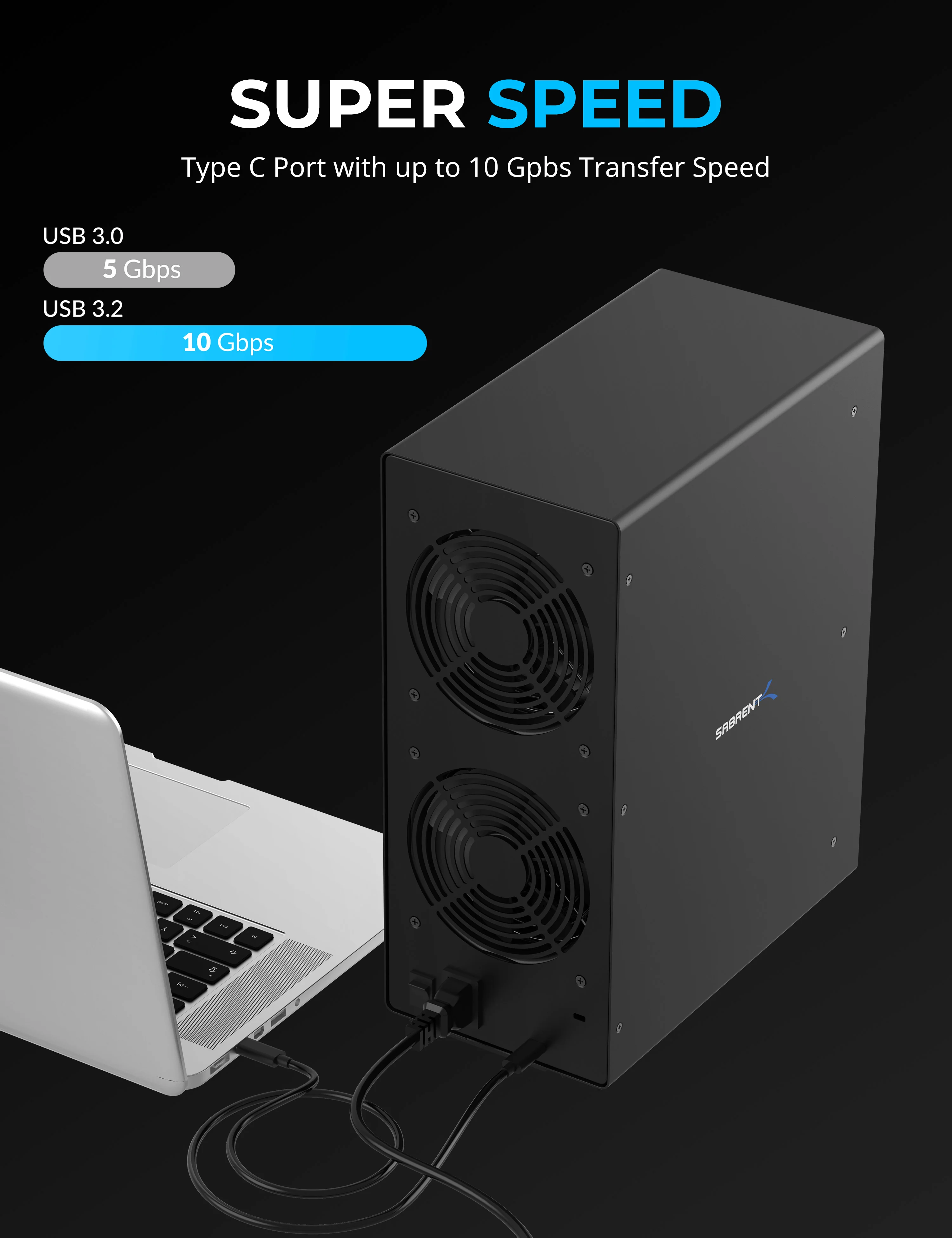 USB 3.2 3.5" SATA Hard Drive Tray-less Docking Station - Image 6