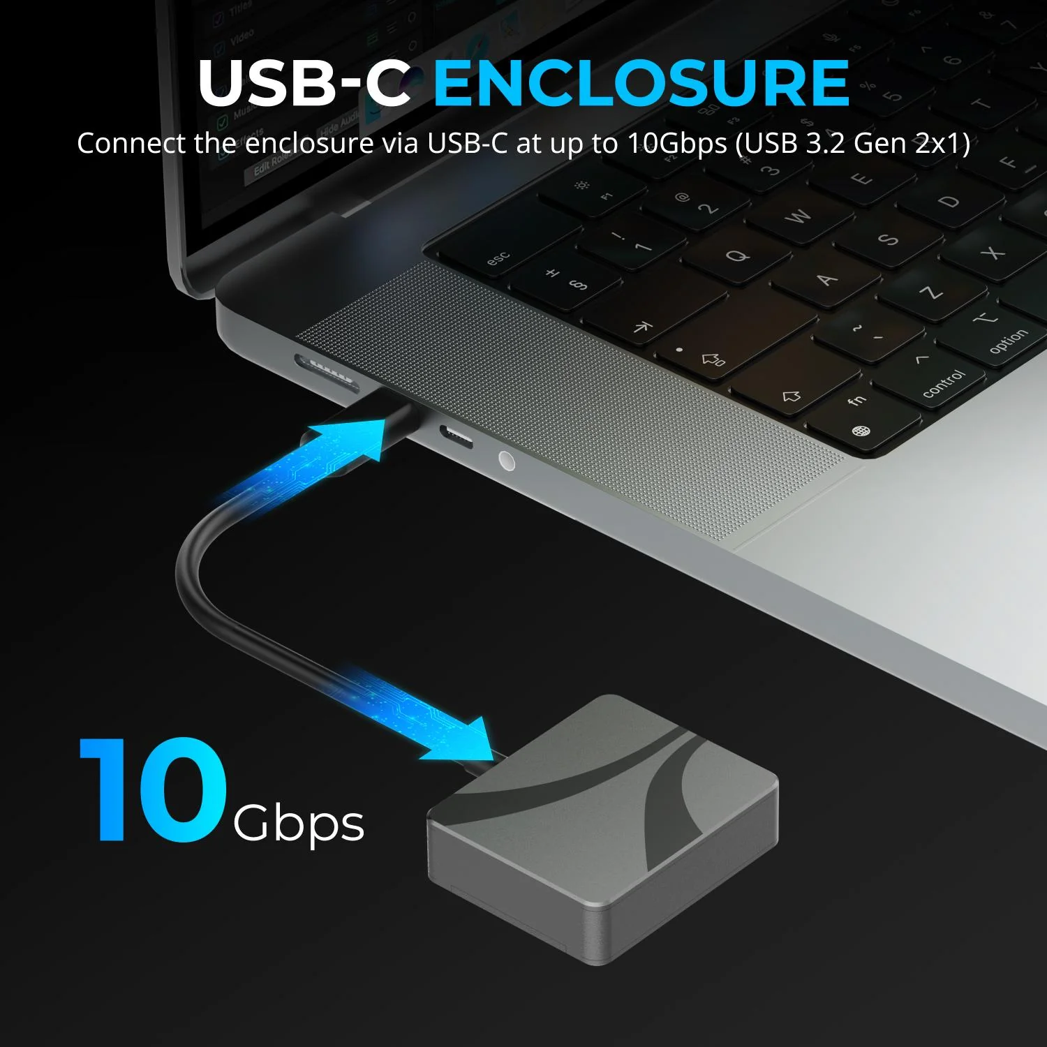 USB-C Enclosure for M.2 2230 PCIe NVMe SSDs - Image 4