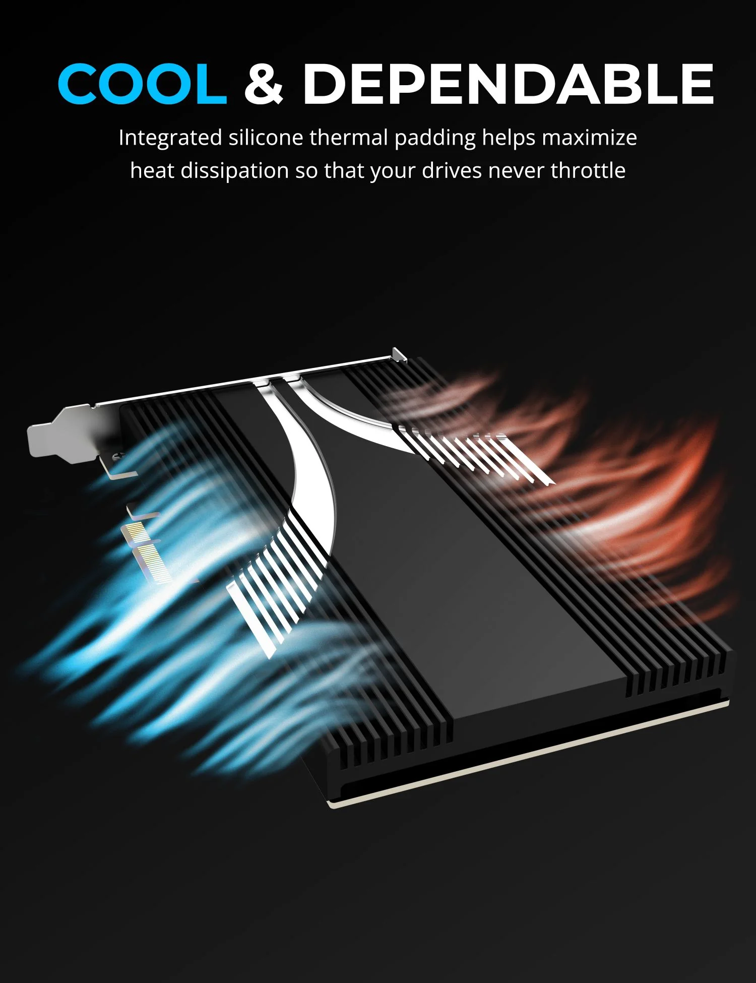 4-Drive M.2 NVMe SSD to PCIe 3.0 x4 Adapter Card - Image 4