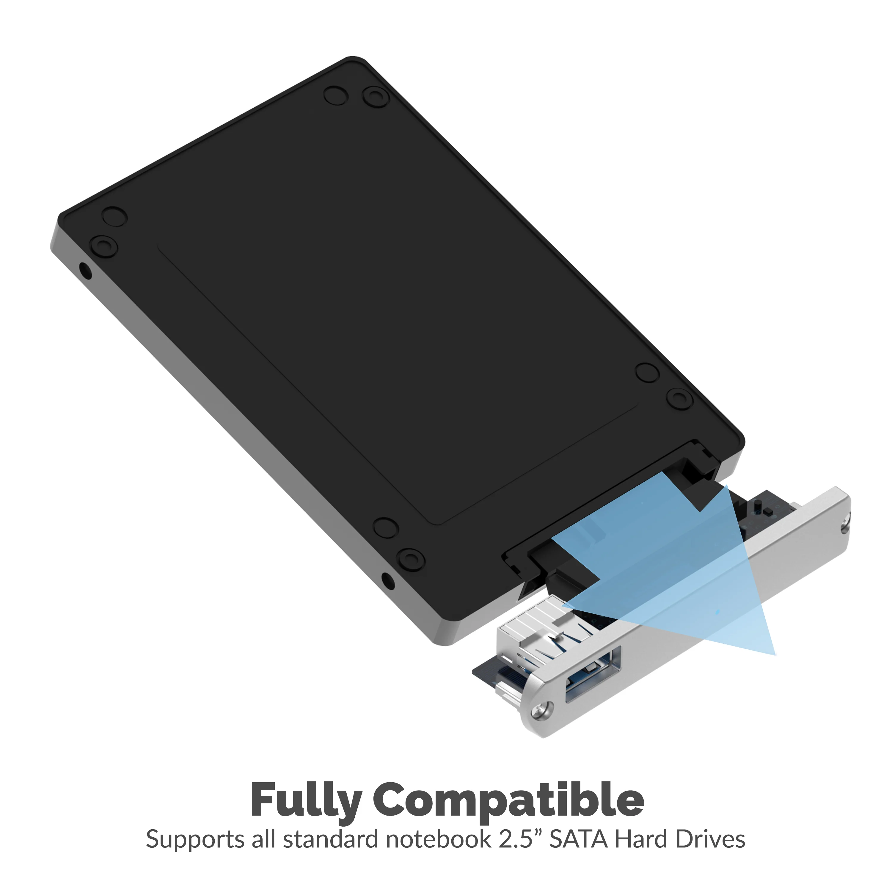 USB 3.0 to 2.5-Inch SATA External Aluminum Hard Drive Enclosure - Image 5