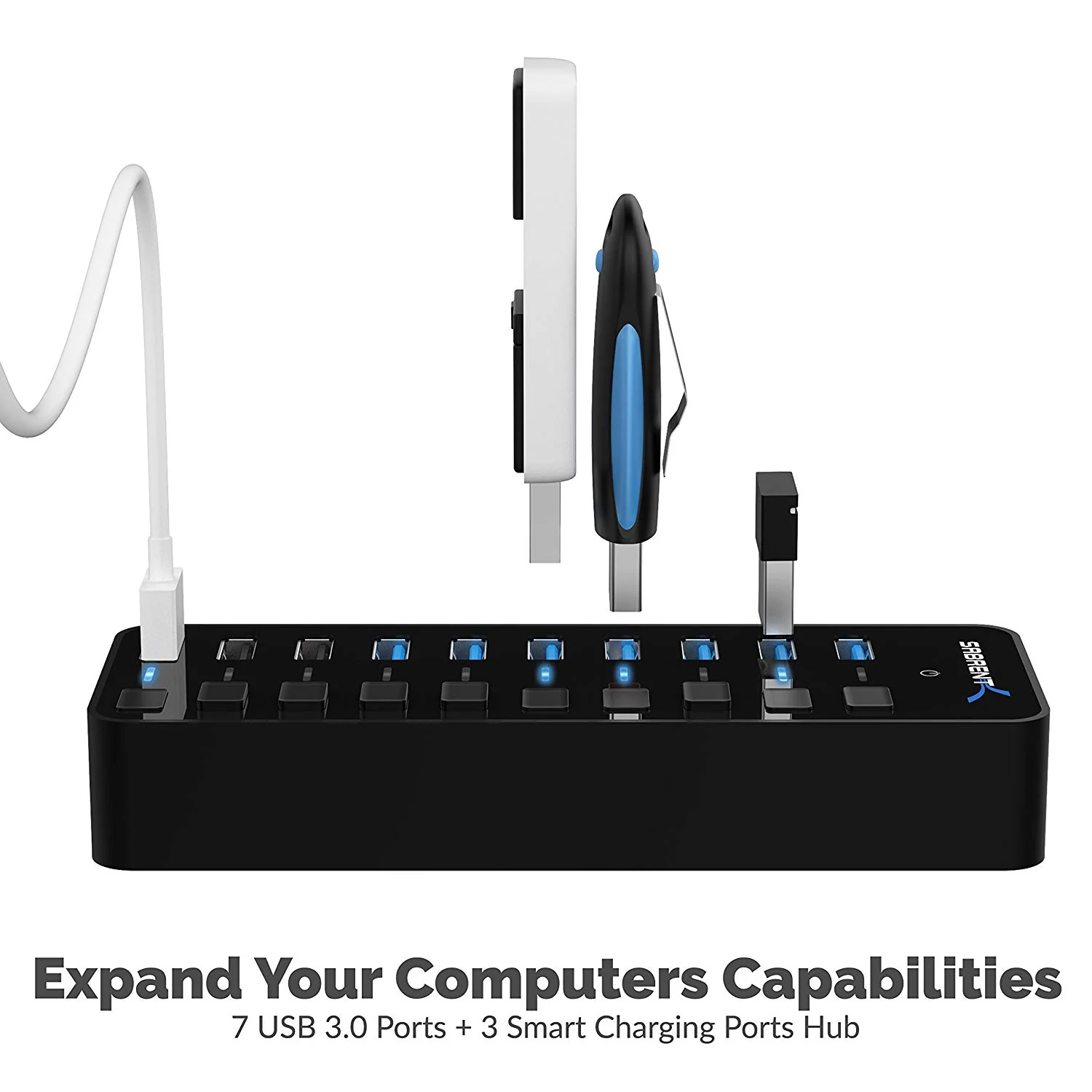 USB 3.0 Hub With Power Switches - Image 2