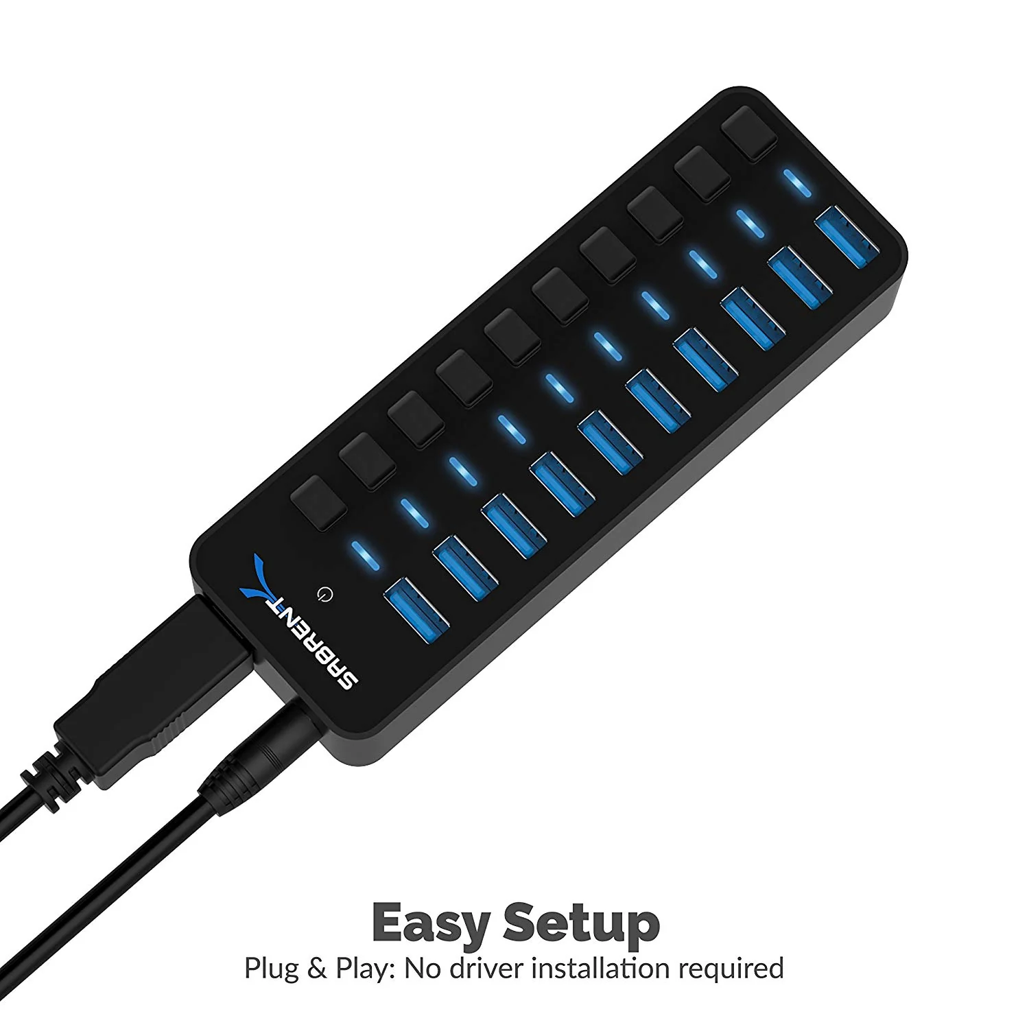USB 3.0 Hub With Power Switches - Image 3