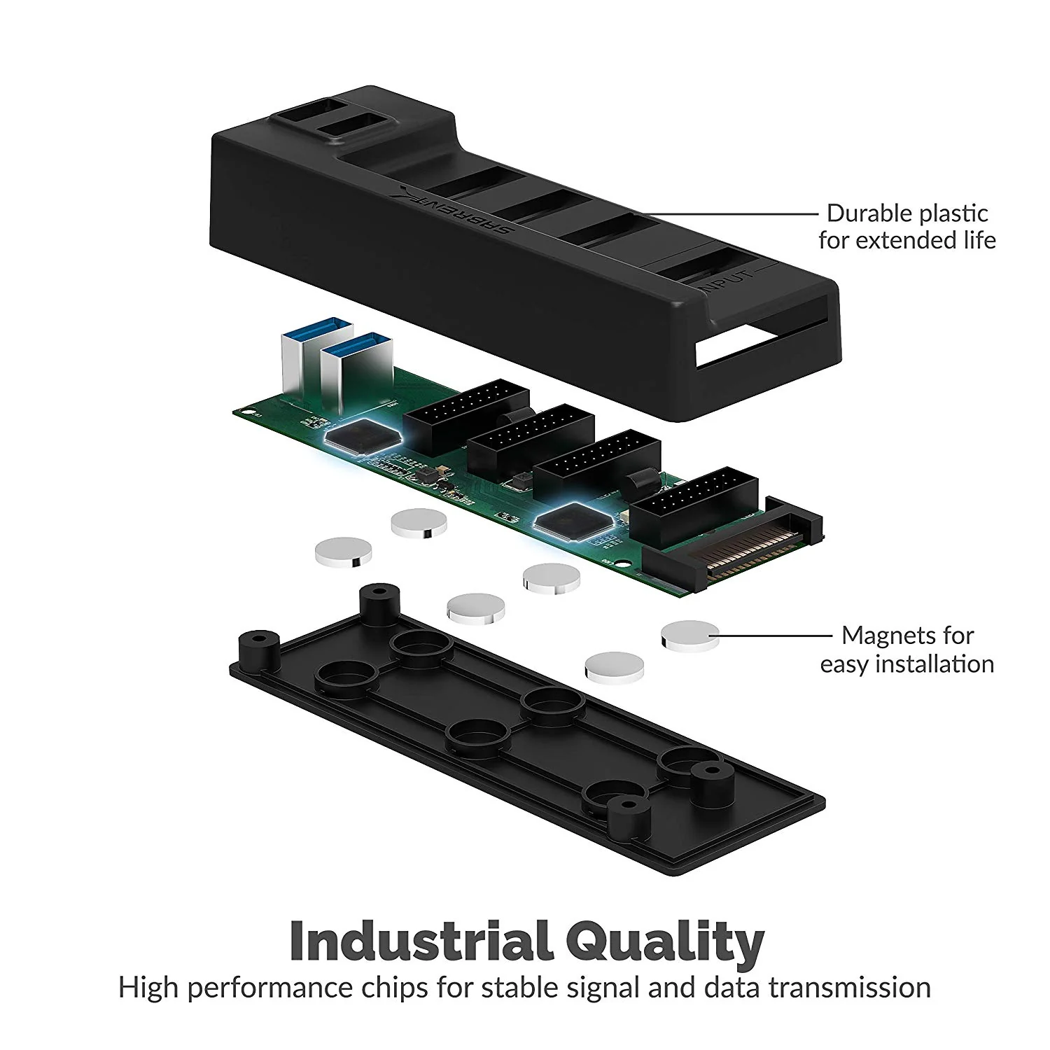 5 Port Internal USB 3.0 Hub Controller - Image 4