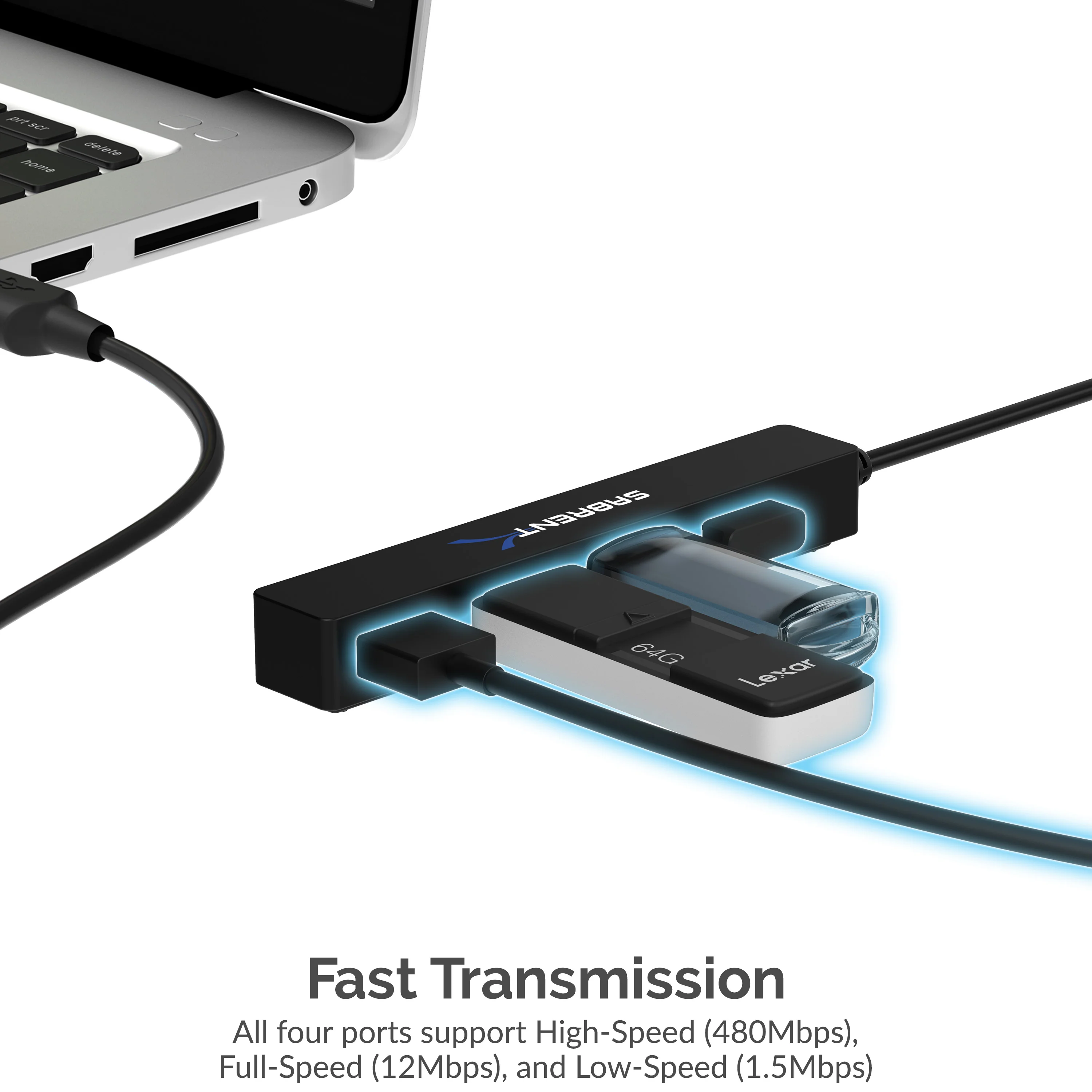 4-Port USB 2.0 Hub - Image 3