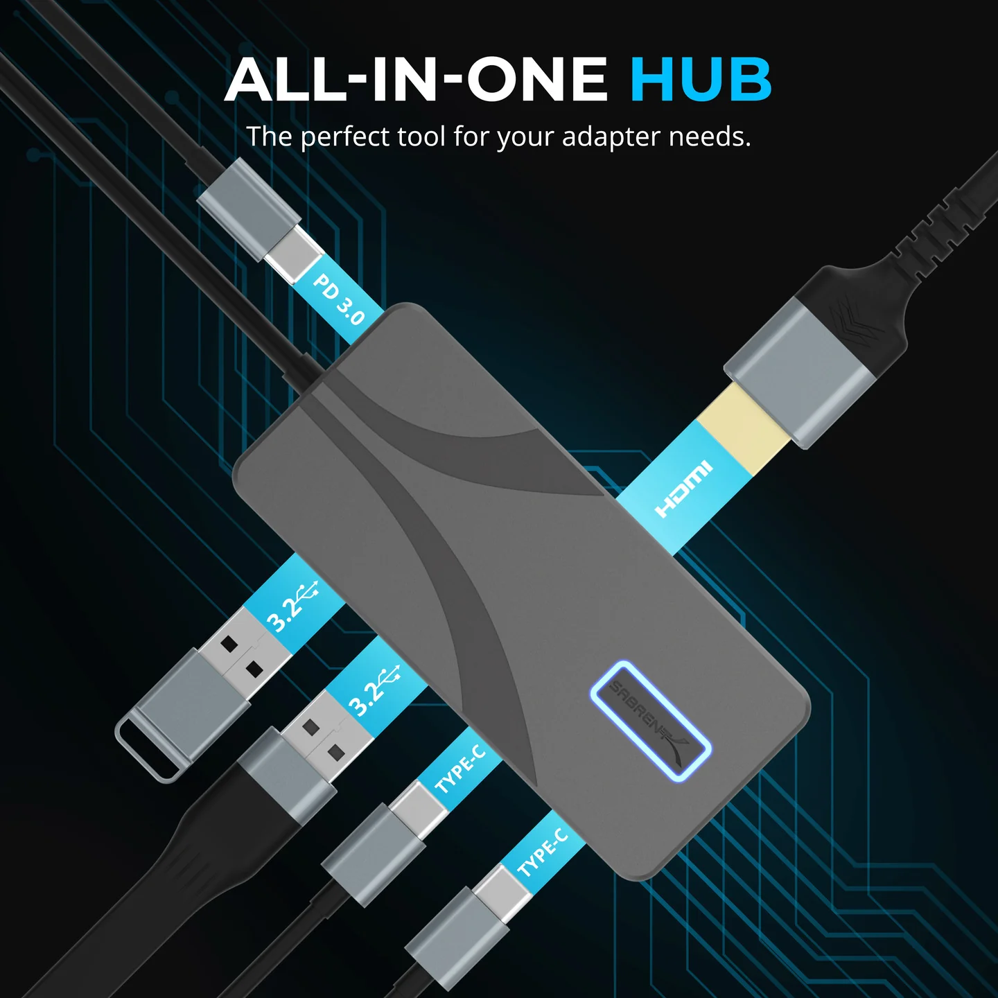 Type-C 10Gbps 5-Port Hub - Image 4