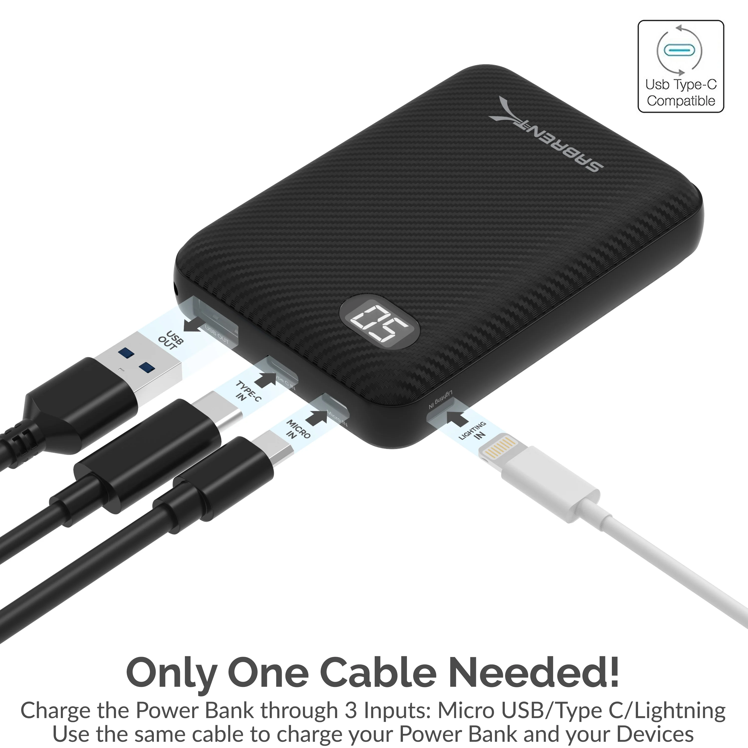 10000 mAh Power Bank USB Type-C - Image 6