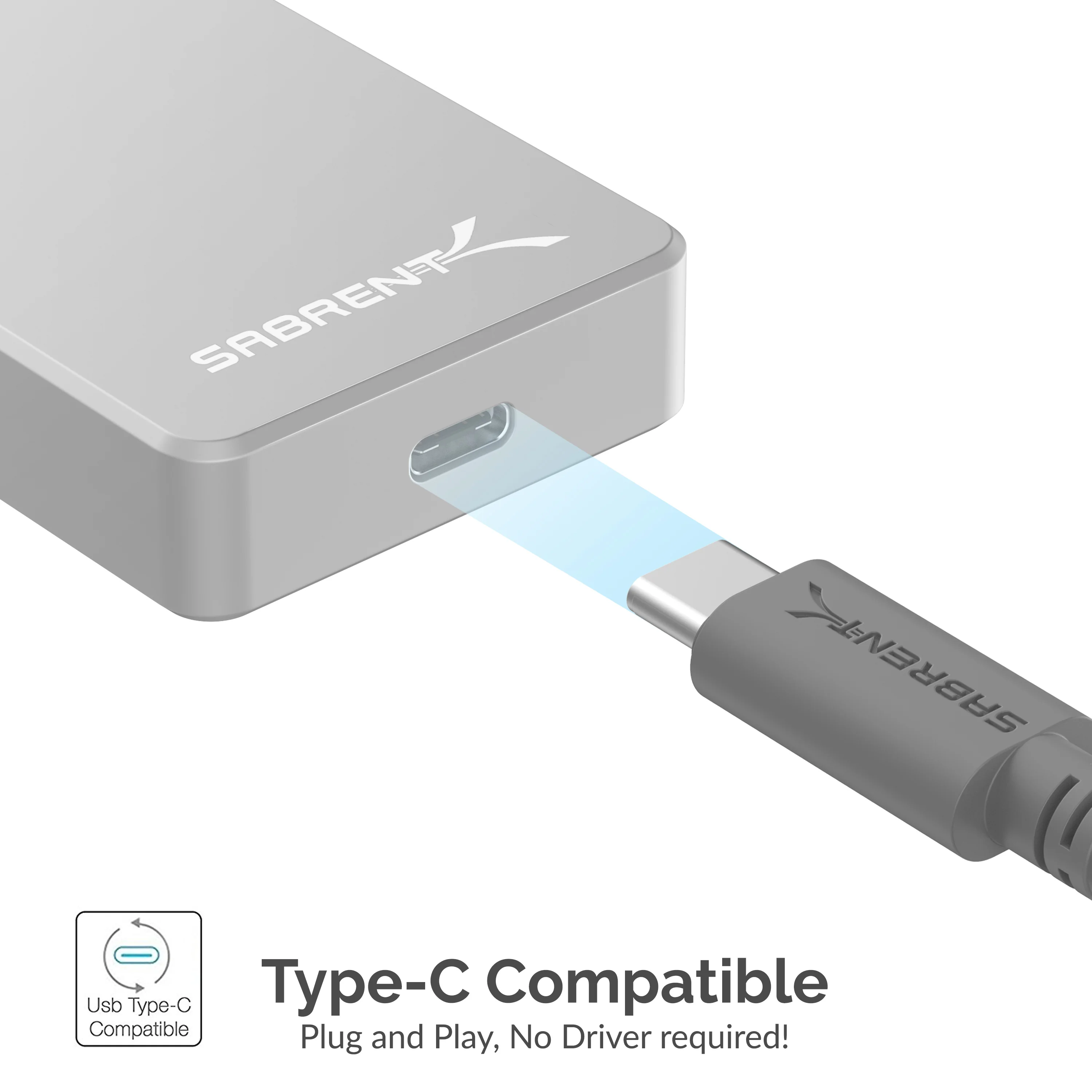 Sabrent Rocket Pro 1TB USB 3.2 External Aluminum SSD (SB-1TB-PRO) - Image 5