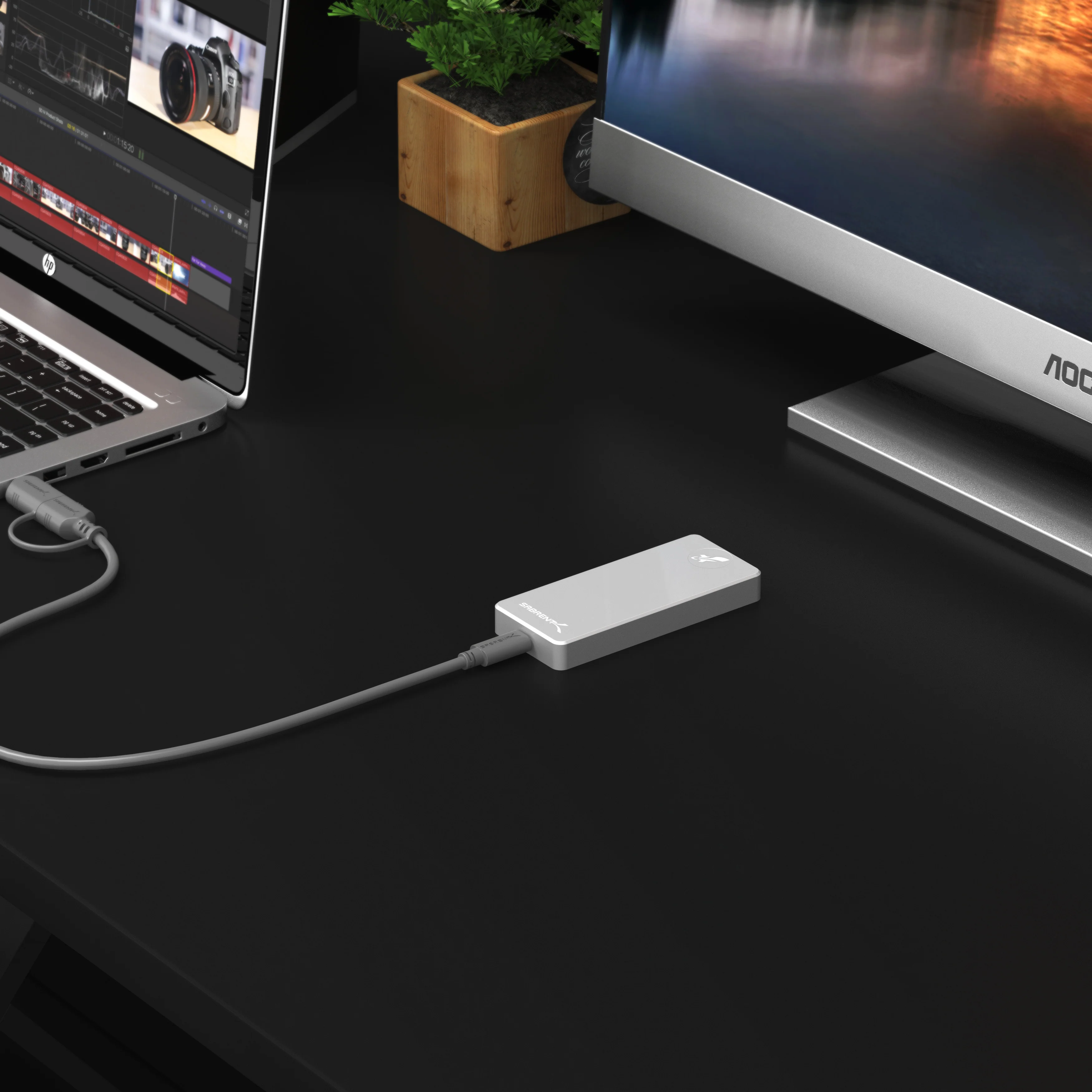 Sabrent Rocket Pro 1TB USB 3.2 External Aluminum SSD (SB-1TB-PRO) - Image 8