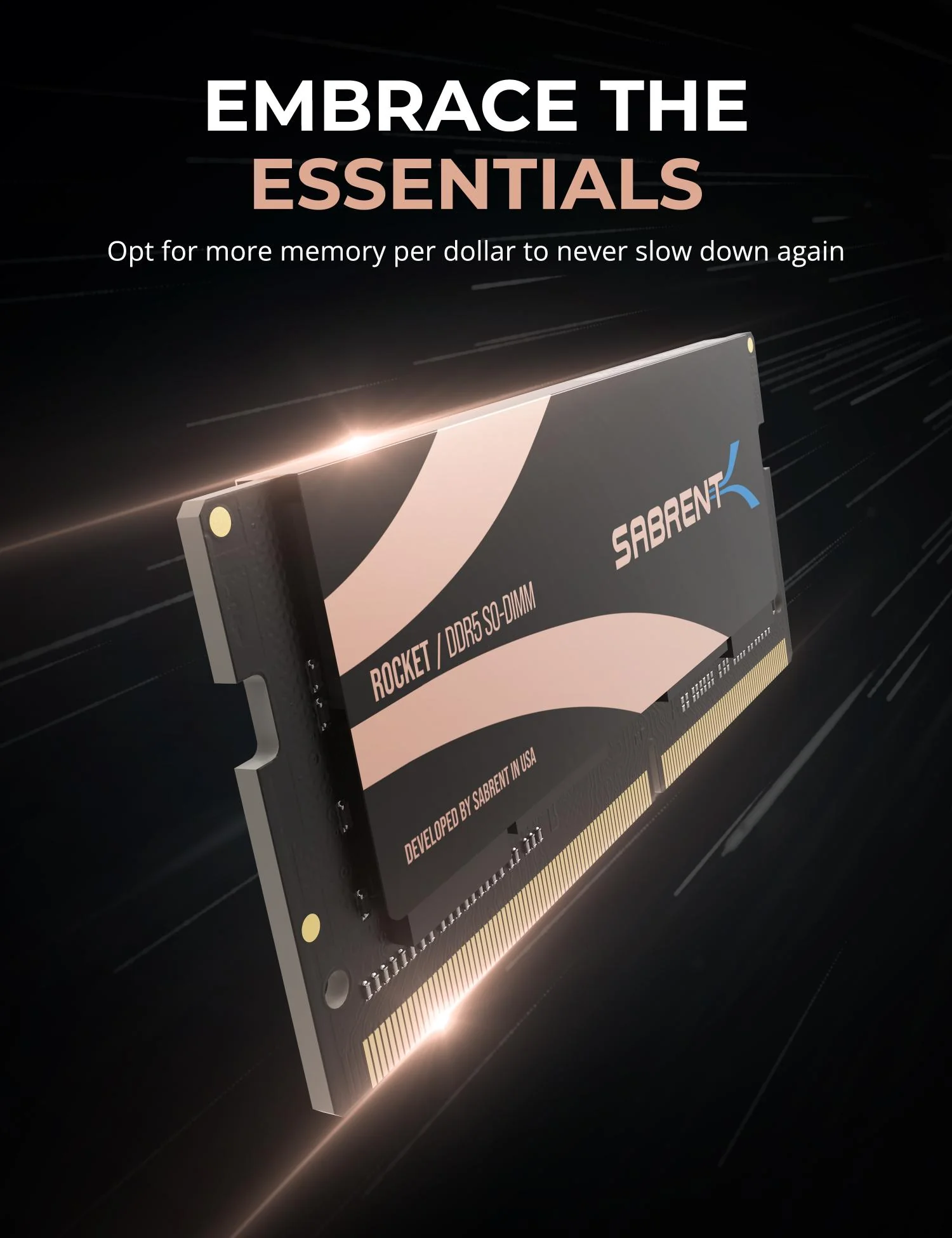 Rocket DDR5 128GB SO-DIMM 4800MHz Memory Kit (4x32GB) - Image 3