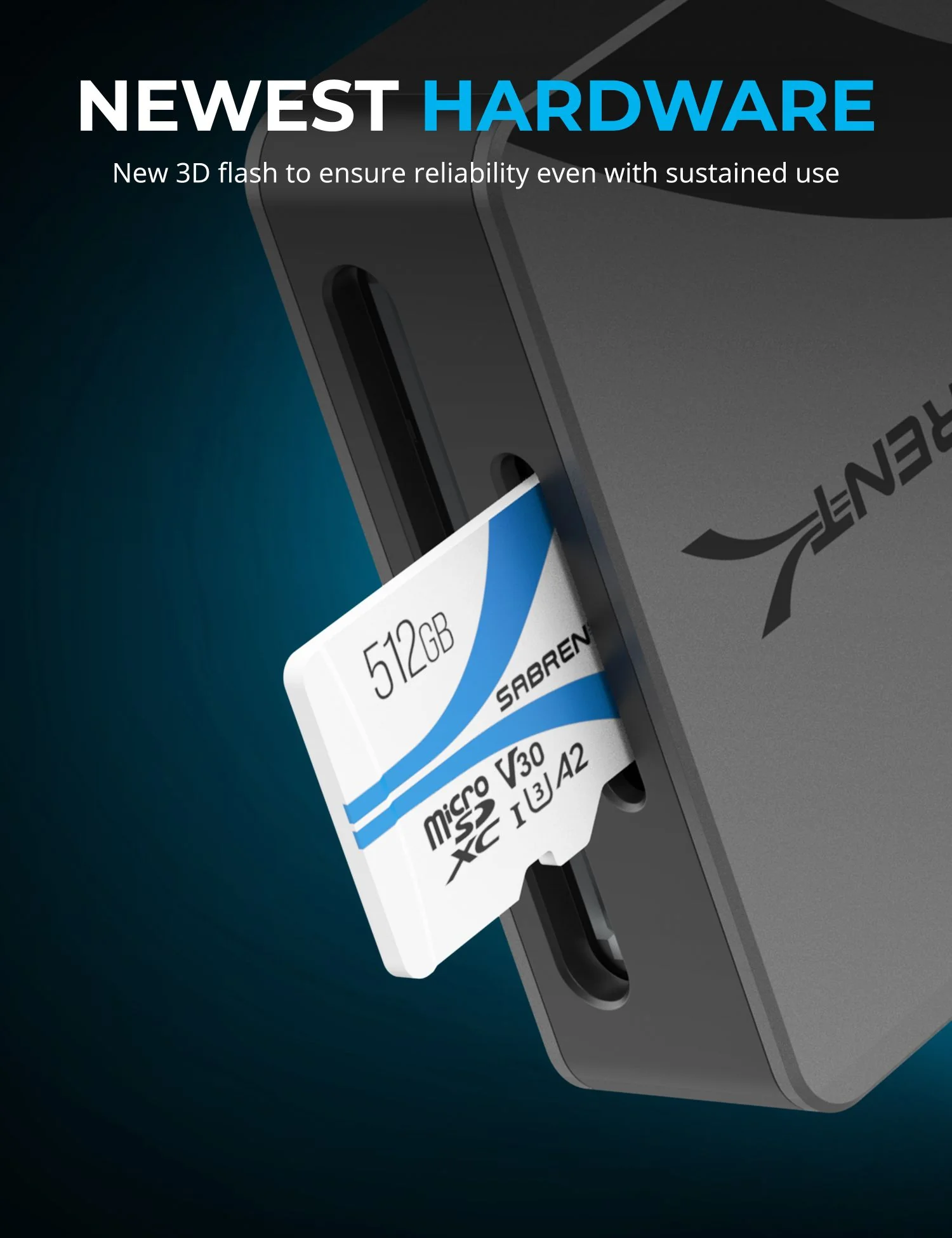 Rocket V30 A2 MicroSDXC Memory Card - Image 3