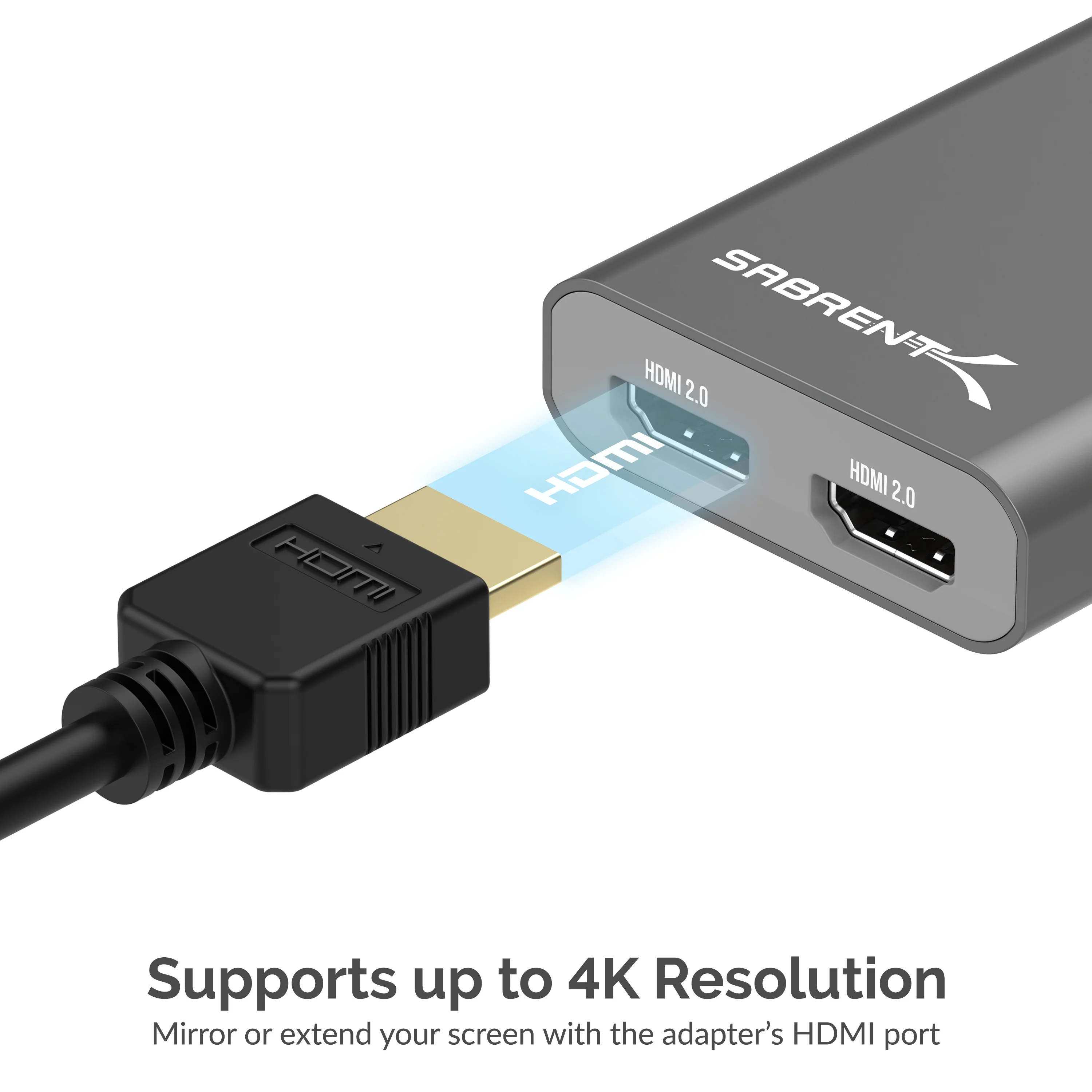 Thunderbolt 3 to Dual HDMI 2.0 Adapter - Image 3