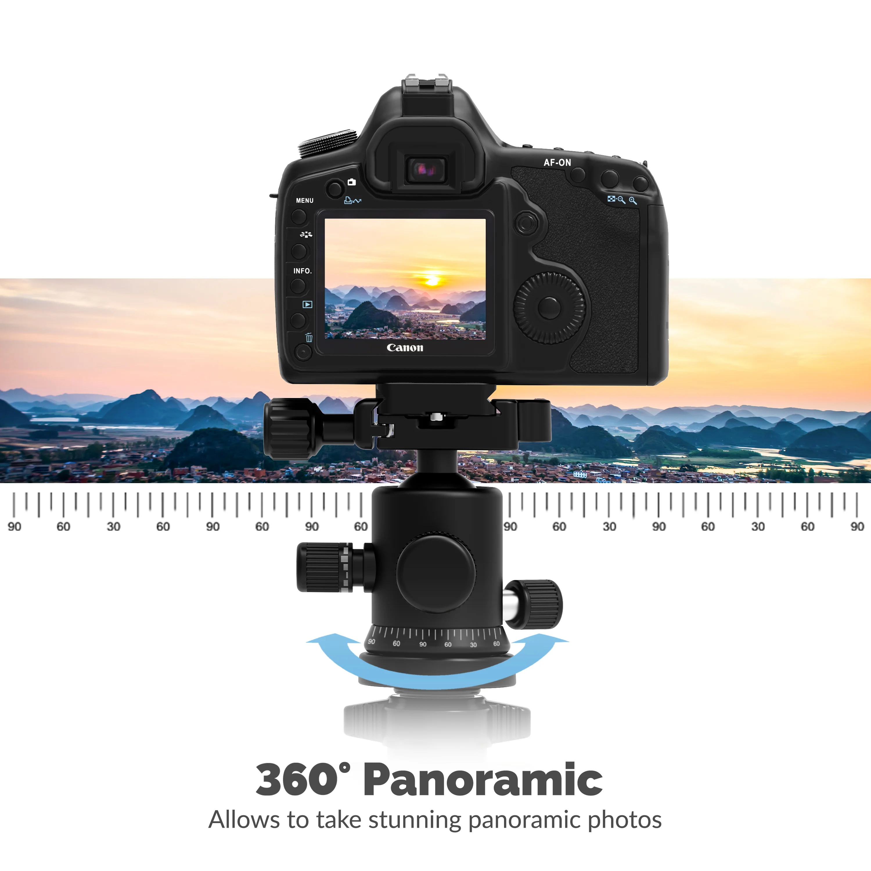 Carbon Fiber Tripod With 360° Camera Mount - Image 4