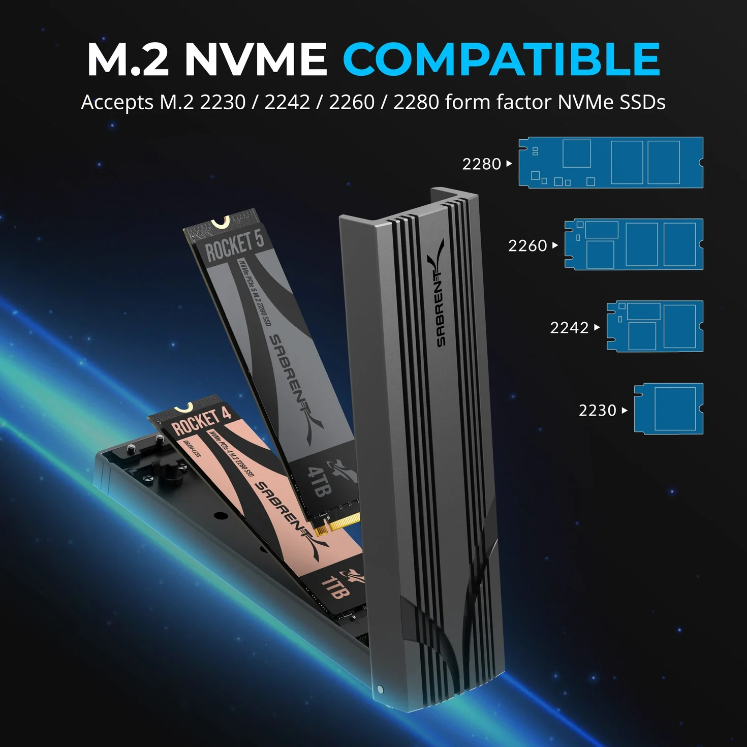 USB 3.2 Type-C Tool-free Enclosure - Image 4
