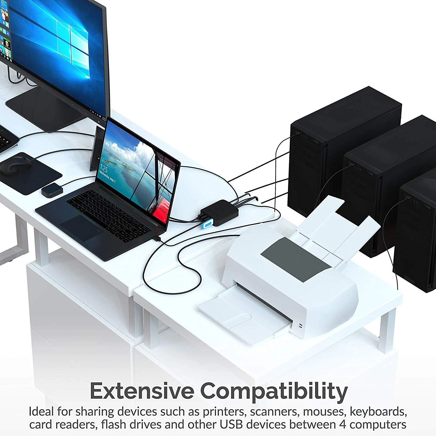 4-Way USB 2.0 Sharing Switch - Image 4