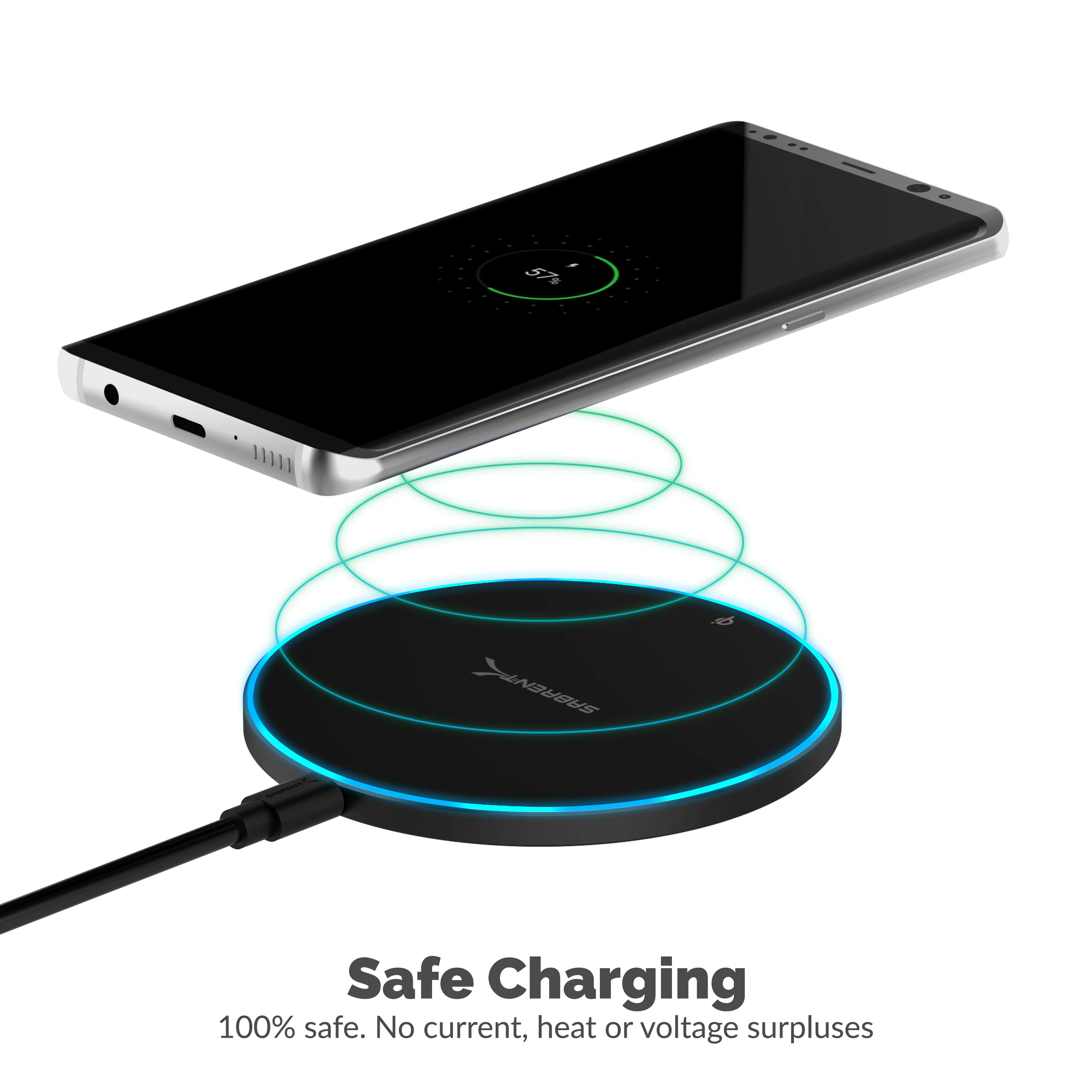 10W qi Wireless Fast Charger Charging Pad - Image 6